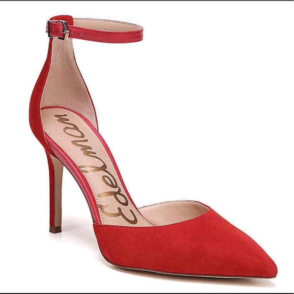 Sam Edelman Red Harlow Pumps
